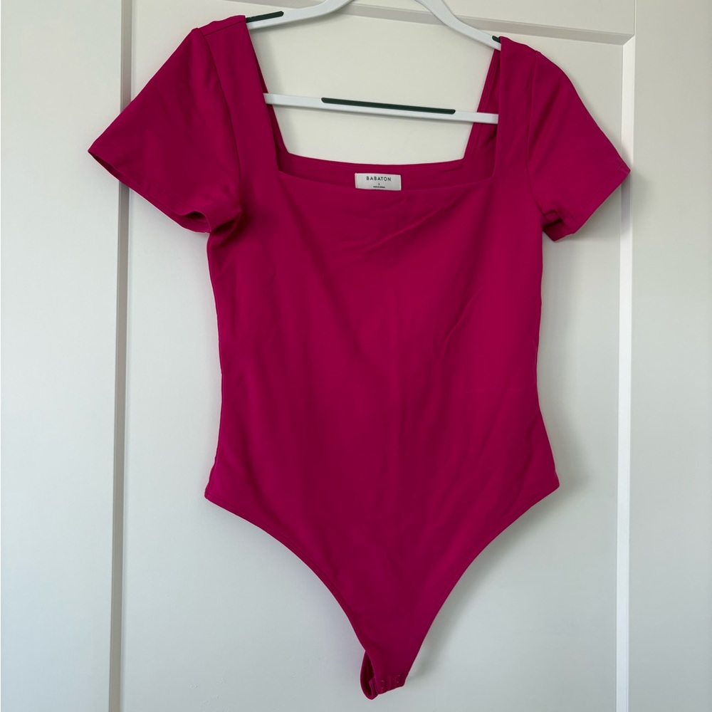 Fuchsia Babaton bodysuit